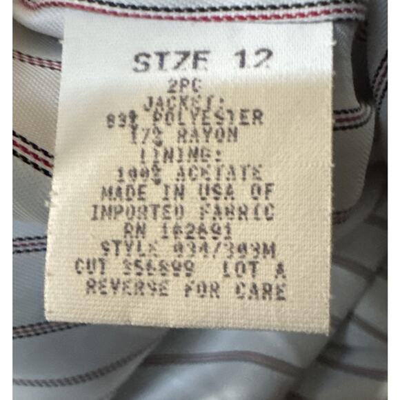 Donna Ricco NY Women's Black White Salt Pepper Button Up Blazer Size 12 NEW - Picture 9 of 10